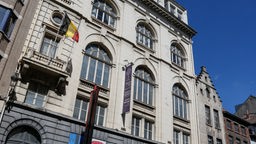 Archivaufnahme von 2014: Fassade des Jüdischen Museums in Brüssel.