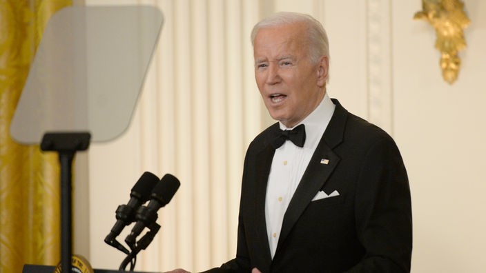 US-Präsident Joe Biden bei der Verleihung des Kennedy-Preises
