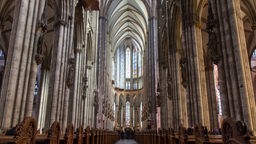 Der Kölner Dom von innen.