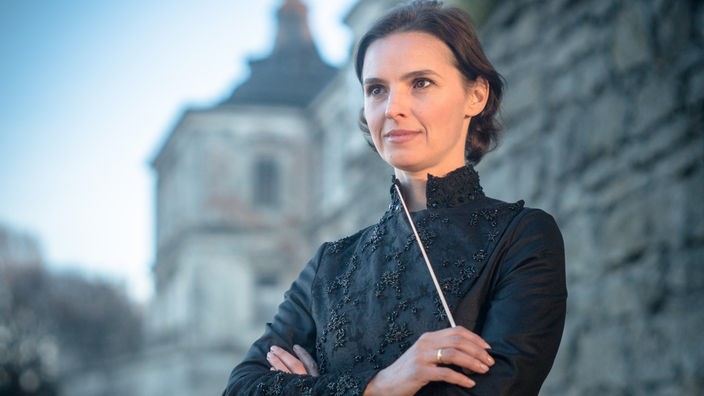 Die Dirigentin Oksana Lyniv