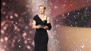  Hülller steht bei der Verleihung der "Lola - Deutscher Filmpreis 2024" im Theater am Potsdamer Platz in Berlin am 03.05.2024 auf der Bühne.