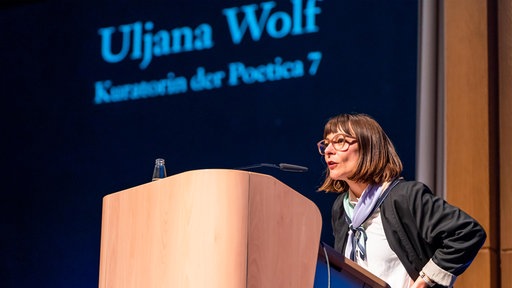 Schriftstellerin Uljana Wolf, Kuratorin der Poetica