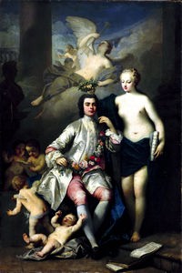 Jacopo Amigoni: Carlo Broschi, gen. Farinelli, um 1734/35, Öl auf Leinwand, Bukarest, Staatliches Kunstmuseum