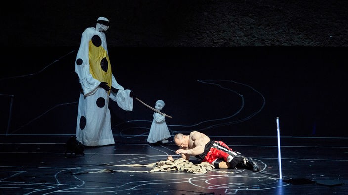 George Enescus Oper „Oedipe“ bei den Salzburger Festspielen, Regie und Ausstattung: Achim Freyer