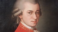 Wolfgang Amadeus Mozart in einem Gemälde von Barbara Krafft 1819. Bild: Wolfgang Amadeus Mozart