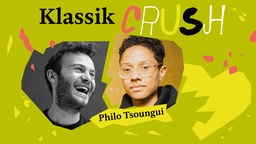 Drummerin Philo Tsoungui ist Gast im ARD-Podcast "Klassik Crush" mit Simon Höfele