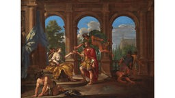 Gemälde "Circe and Ulysses" von Filippo Lauri und Pietro da Cortona.