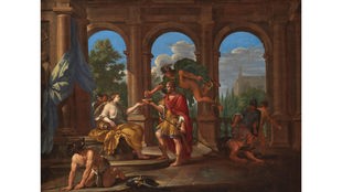 Gemälde "Circe and Ulysses" von Filippo Lauri und Pietro da Cortona.