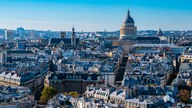 Blick auf das Panthéon in Paris, Frankreich.