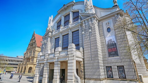 Außenansicht des Stadttheaters Bielefeld.