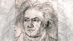 Ludwig von Beethoven - Portrait von August Klober 1818