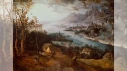 Landschaft mit der Parabel vom Sämann - Gemälde von Pieter Brueghel d.Ä