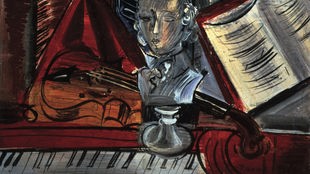 "Hommage an Wolfgang Amadeus Mozart" (1945) von Raoul Dufy (1877–1953)