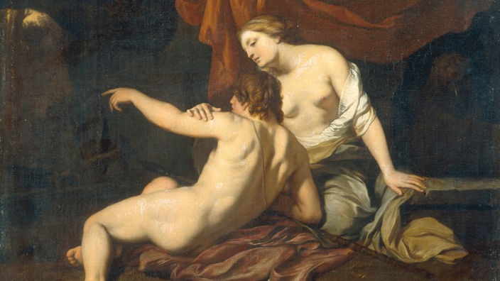 "Venus und Adonis" Öl auf Leinwand