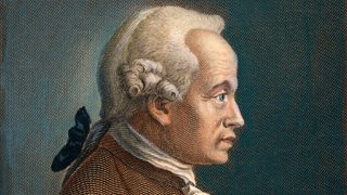 Porträt von Immanuel Kant aus dem 19. Jahrhundert.