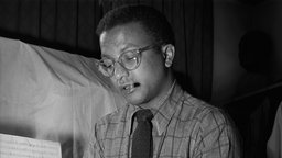 Der Jazzpianist Billy Strayhorn.