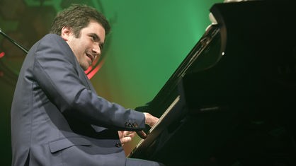 Der kubanische Pianist Harold López-Nussa bei einem Auftritt im Jahr 2018.