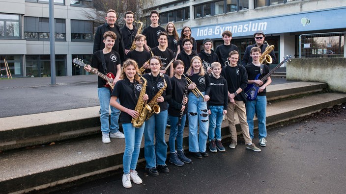WDR Jazzpreisträger The Ultimate Inda High Noon Big Beat Orchestra des Inda-Gymnasiums in Aachen.