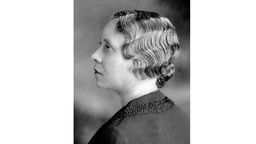 Schwarz-weiß Portärt der US-amerikansischen Komponistin Florence Price (1887-1953)