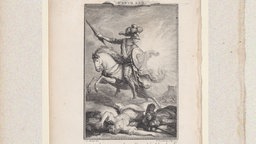 Eine Zeichnung von Orlando Furioso um 1772.