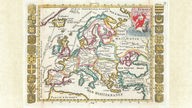 Europakarte aus Frankreich, 1706