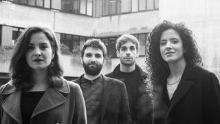Das Gara Quartet in einer Portraitaufnahme (schwarz-weiß)