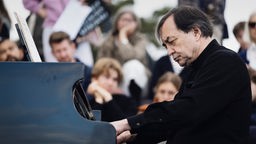 Der französische Pianist Pierre-Laurent Aimard beim Léonie Sonnings Musikpris im Jahr 2022.