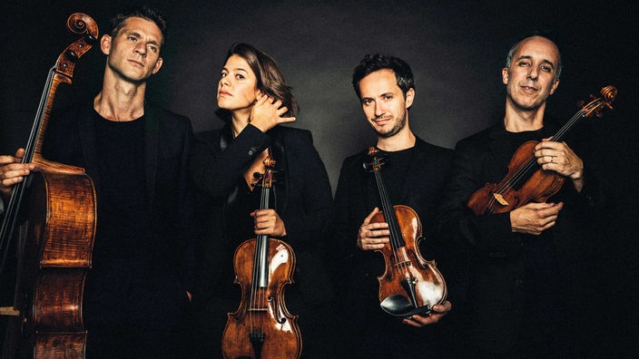 Das französisches Streichquartett Quatuor Ébène.