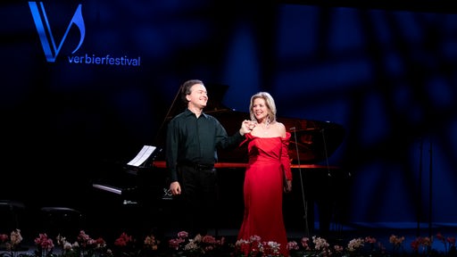 Renée Flemming und Evgeny Kissin beim Verbier Festival