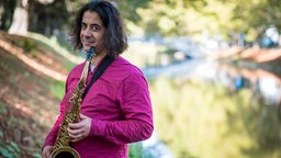 Der Saxofonist Alessandro Palmitessa