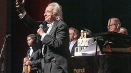 Joao Carlos Martins an seinem 82. Geburtstag auf der Bühne in SÃO PAULO 21.06.2022