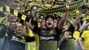 Dortmund Fans singen enthusiastisch