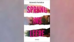 Buchcover "Sprung ins Leere" von Heinrich Steinfest.