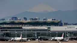Der Haneda International Airport in Tokio, am 4. Mai 2021.  