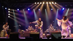 Die aus Burkina Faso stammende Band Farafina bei einem Auftritt im Jahr 2009.
