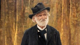 Leopoldo Metlicovitz. Giuseppe Verdi, 1900, Öl auf Leinwand, Archivo Storico Ricordi, Mailand