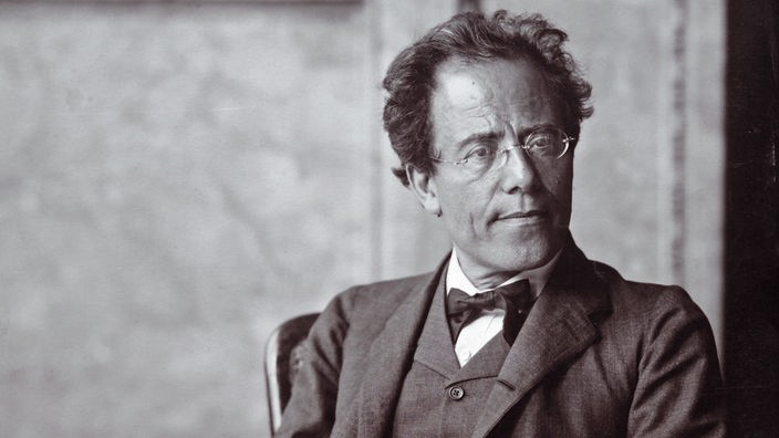 Gustav Mahler, Komponist, Portrait, Schwarz-weiß