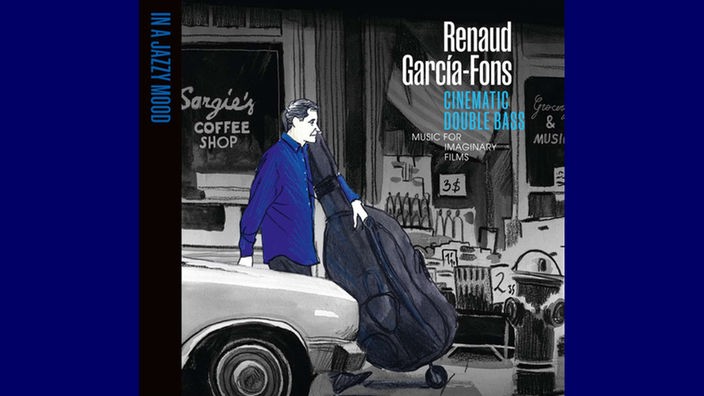 Illustration auf dem zweiten Cover des Doppelalbums "Cinematic Double Bass" von Renaud Garcia-Fons.