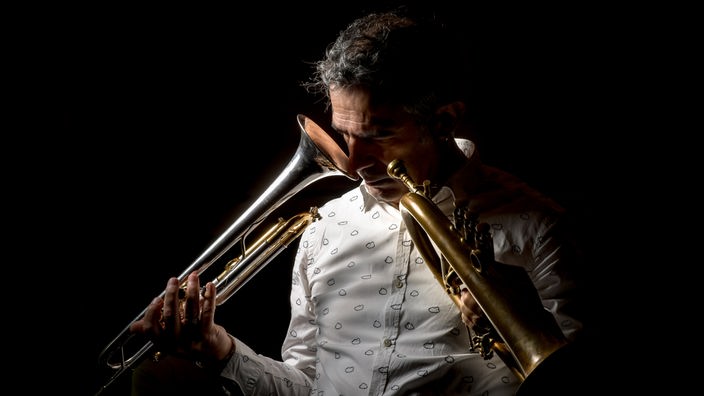Trompeter Paolo Fresu als Jazzmusiker