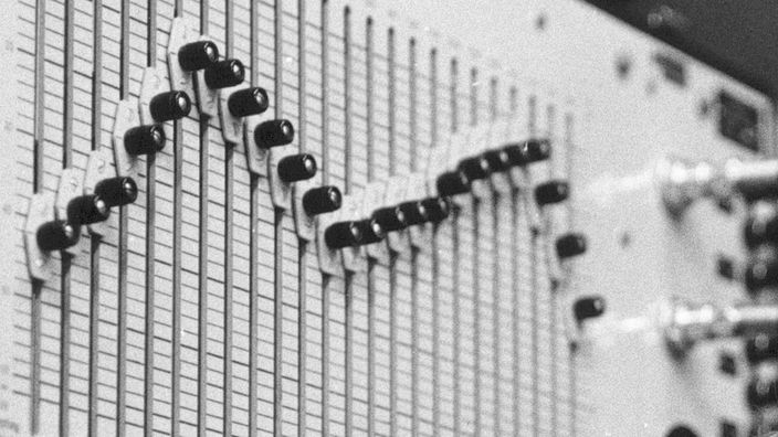 Detailaufnahme aus dem WDR Studio für Elektronische Musik, 1962.