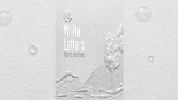 Album Cover "White Letters" von Marina Baranova. 