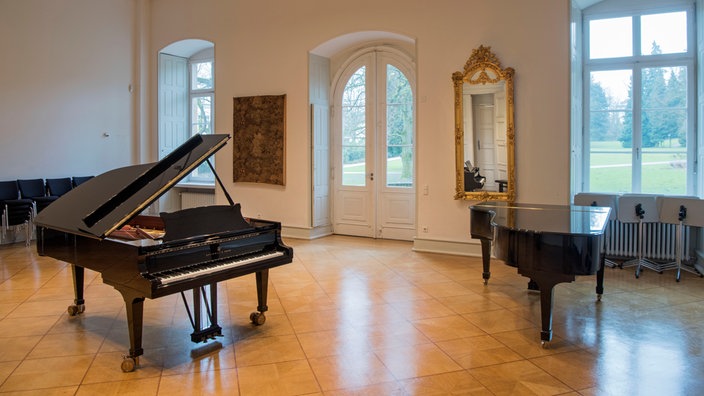 Konzertsaal im Neuen Palais, dem Hauptgebäude der Hochschule für Musik.