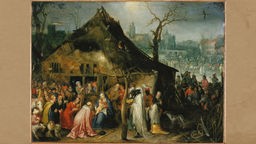Die Anbetung der Heiligen Drei Könige - Gemälde von Jan Brueghel d. Ä.
