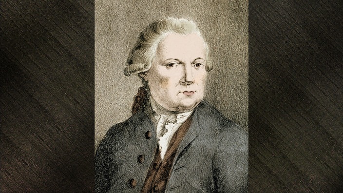 Portrait des tschechischen Komponisten Georg Anton Benda (1722-1795)