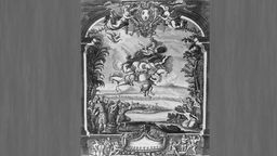 Jean-Baptiste Lully, Der Sturz des Phaeton. - Federzeichnung, laviert. Kopie nach Jean Berain (1637-1711)