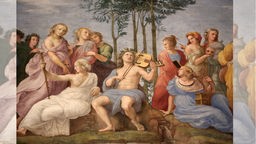 Der Parnass - Fresco von Raphael