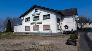 Außenansicht des geschlossenen Restaurants Jägerstützpunkt am 31.03.2020. 
