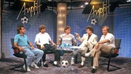 Fußballsendung "Anpfiff" auf RTL plus 1988