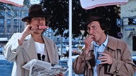 Szene aus "Zwei Nasen tanken Super" 1984