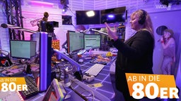 Festlich geschmücktes WDR 4-Studio